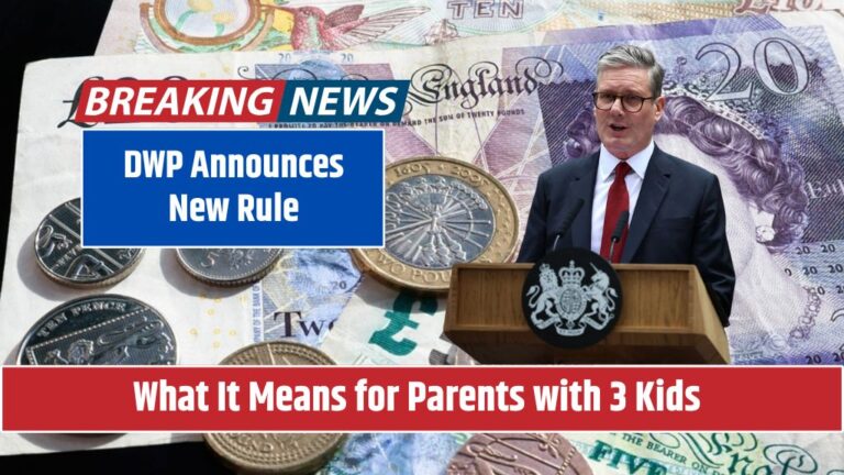 DWP Announces New Rule – What It Means for Parents with 3 Kids