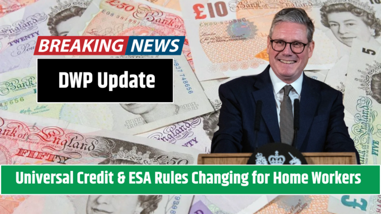 DWP Update Universal Credit & ESA Rules Changing for Home Workers