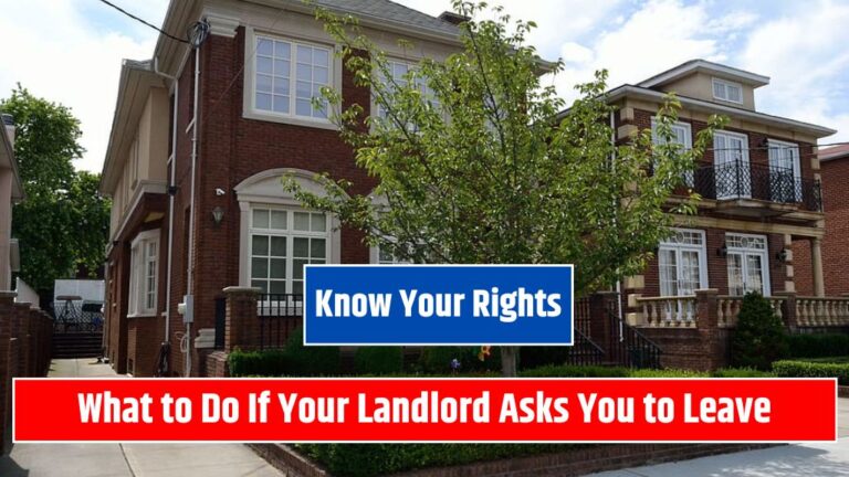 Know Your Rights What to Do If Your Landlord Asks You to Leave