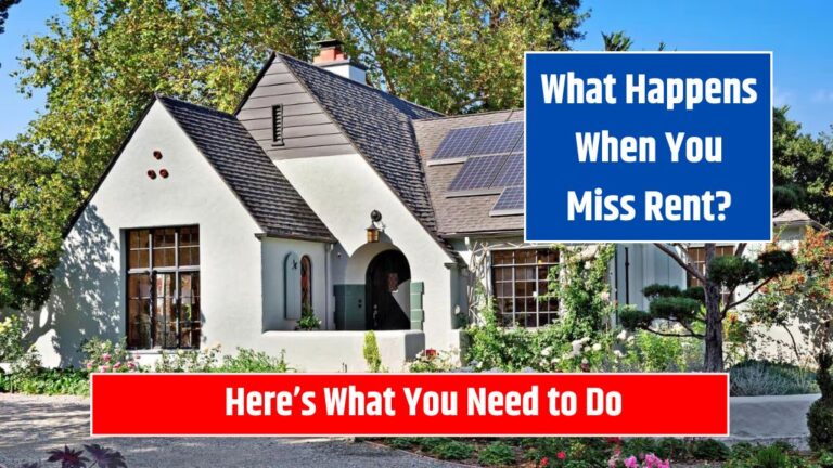 What Happens When You Miss Rent Here’s What You Need to Do